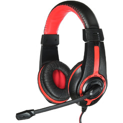 Наушники Oklick HS-L200 (черный/красный)
