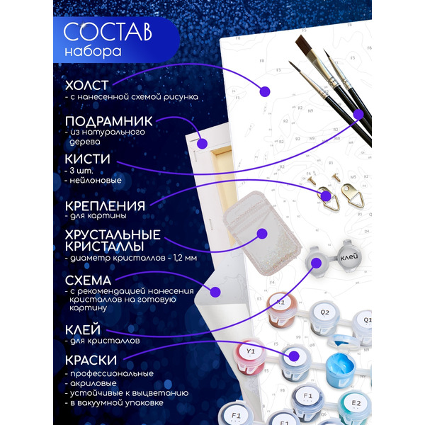 Картина по номерам Флюид Портрет в пионах 40x50 SHR0584