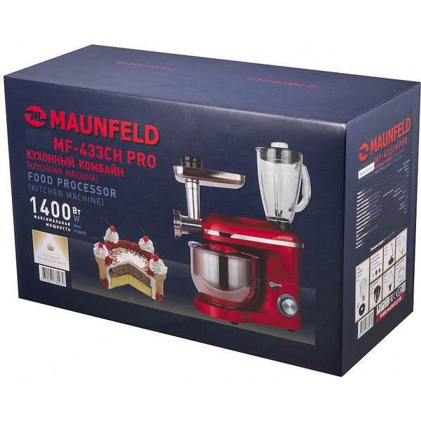 Кухонная машина MAUNFELD MF-433CH Pro