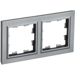 Рамка IEK Brite РУ-2-БрС