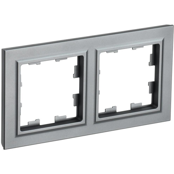 Рамка IEK Brite РУ-2-БрС