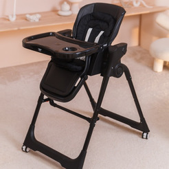 Стульчик для кормления Martin Noir Cloud (mono black)