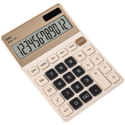 Калькулятор Deli EM309 (бежевый)