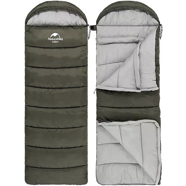 Спальный мешок Naturehike U250 NH20MSD07-ARM250 (темно-зеленый)