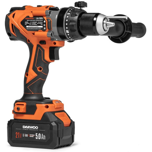 Дрель-шуруповерт ударная аккумуляторная Daewoo Power DAA 7521Li SET