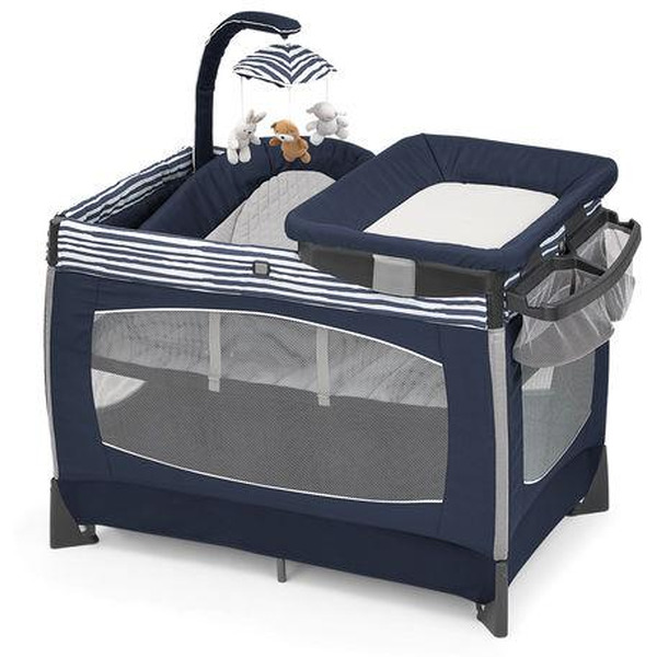 Детская кроватка-манеж Chicco LULLABY PLAYARD EQUINOX с шезлонгом