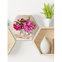 Картина по номерам Флюид Бузин. Розовый букет 37x32 VSH0007