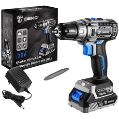 Дрель-шуруповерт Deko Sharker (063-4037) с 1-м АКБ