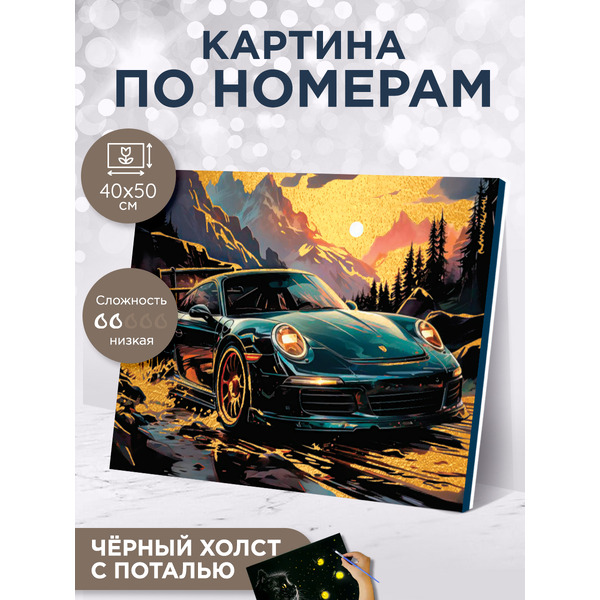 Картина по номерам Флюид Жажда скорости 40x50 MB0001