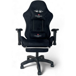 Вибромассажное кресло Calviano 1585 (черный велюр)