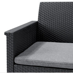Набор садовой мебели Keter Elodie 2 seater 253948 (графит)