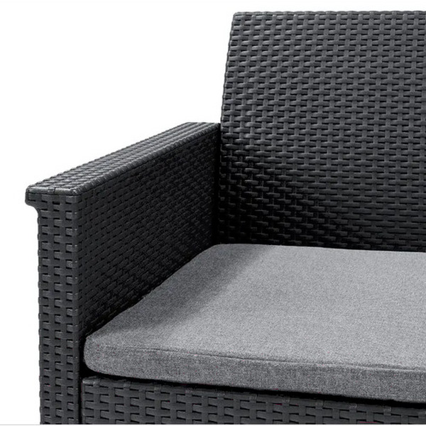 Набор садовой мебели Keter Elodie 2 seater 253948 (графит)