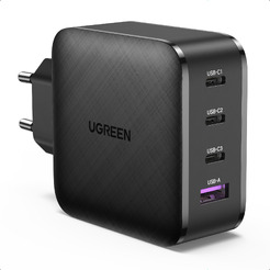 Сетевое зарядное Ugreen CD224-70774 (черный)