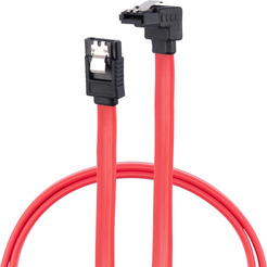 Кабель BURO BU-SATA-SATA-ANG-LOCK