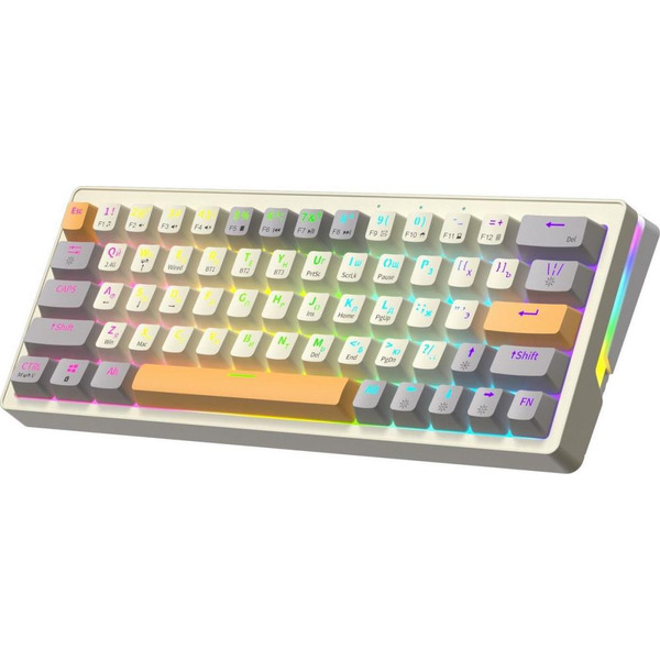 Клавиатура JEGG ZA63 Pro Beige Gray Yellow (TNT Yellow)