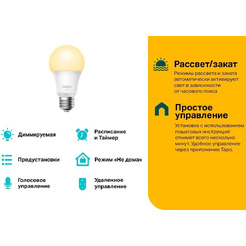 Умная лампа TP-Link Tapo L510E