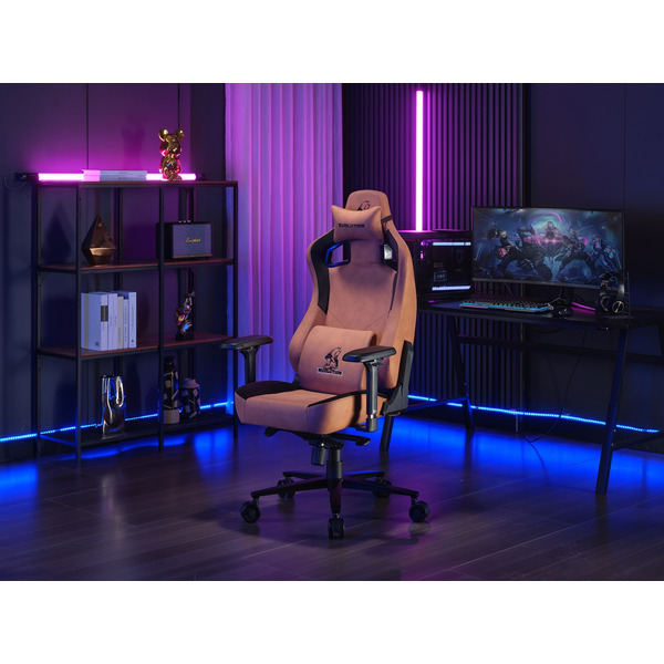 Игровое кресло Evolution Project A Fabric (коричневый)