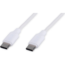 Кабель Cablexpert USB Type-C - USB Type-C CC-USB2-CMCM-60-1M-W (1 м, белый)