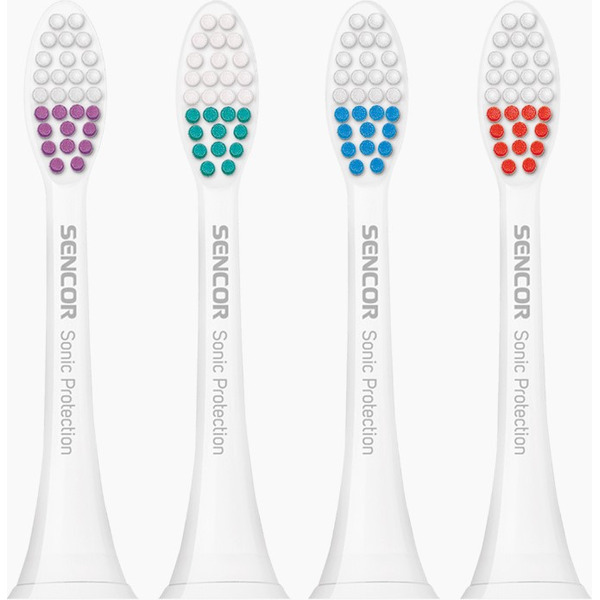 Комплект сменных насадок для электрических зубных щеток SENCOR SOX 001 (4 шт.)