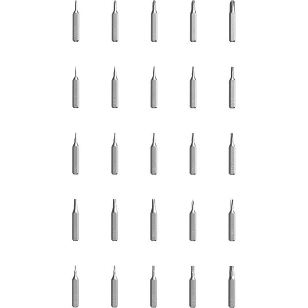 Аккумуляторная отвёртка с набором бит 25 в 1 HOTO Precision Screwdriver ADV (серый)