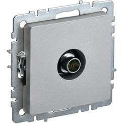 Розетка телевизионная IEK Brite РТВ11-0-БрА