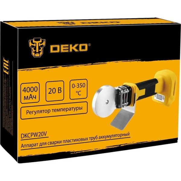 Аппарат для сварки труб Deko DKCPW20V 086-3000