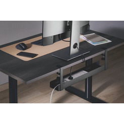 Лоток для проводов ErgoSmart Easy Tray (черный)