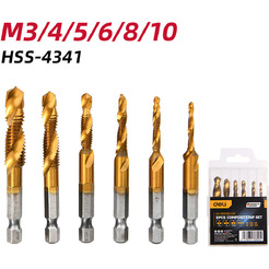 Набор сверл по металлу DELI DIN 338, 150°, 3-10мм