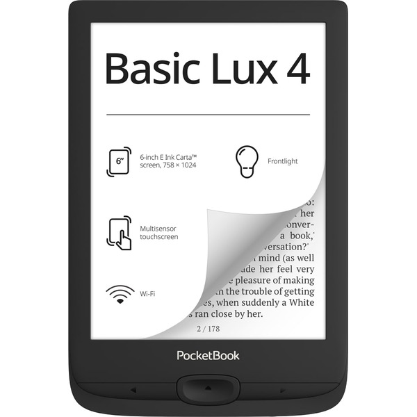 Электронная книга PocketBook 618 Basic Lux 4 (PB618-P-CIS Black)