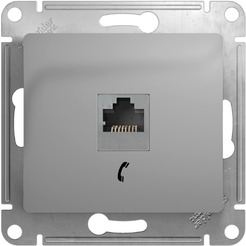 Розетка телефонная Systeme Electric Glossa GSL000381T