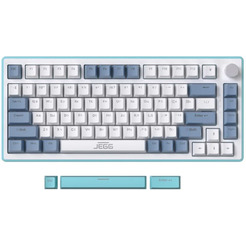 Клавиатура JEGG ZA82 White Navy Blue (OUTEMU Orange)