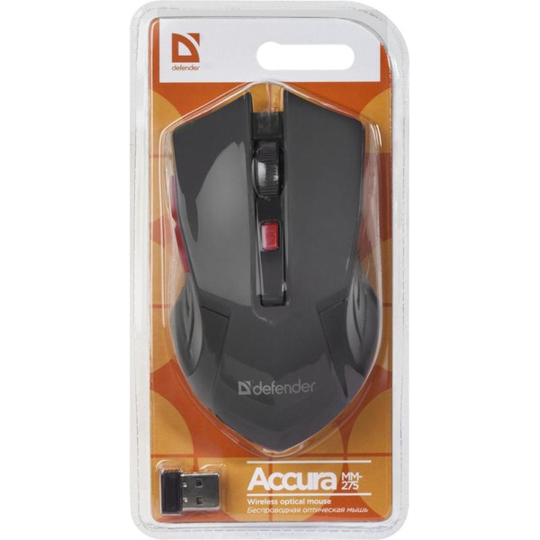 Мышь DEFENDER Accura MM-275 красный