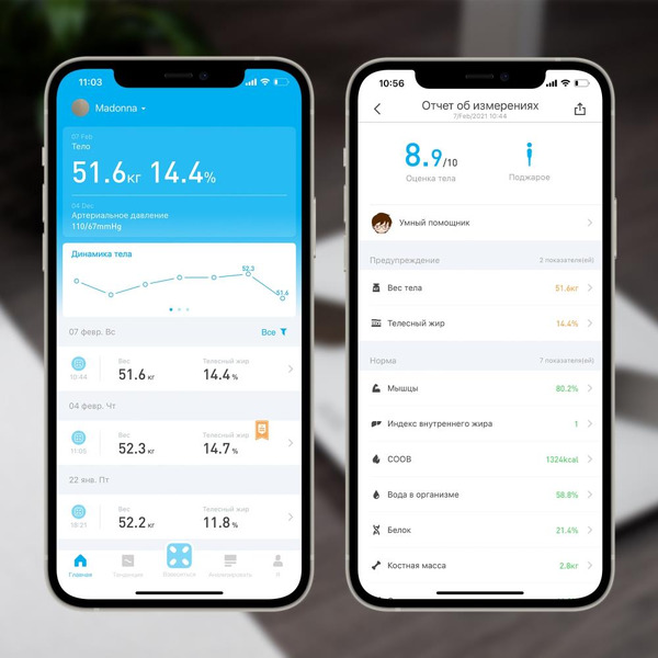 Напольные весы Picooc S1 Pro V2 (белый)
