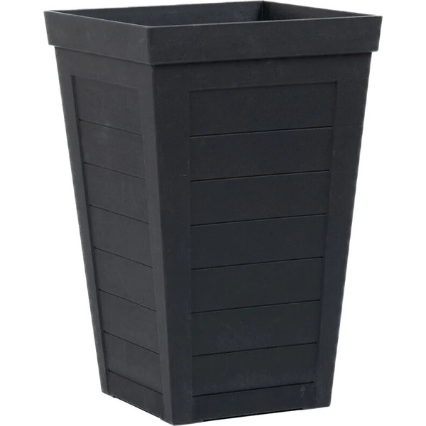 Вазон MultyHome Savana Planks EU5100557 (черный)