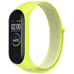 Ремешок Bingo Nylon для Xiaomi Mi Band 3/4/5/6 (зеленый)