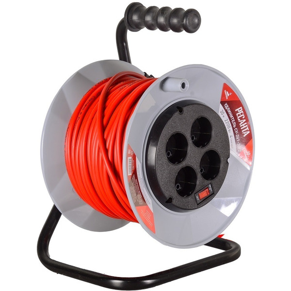 Удлинитель силовой на катушке Ресанта СУ-2х1-30/2 (61/118/4)