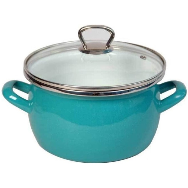 Кастрюля Сантэкс 1-2450111 (Бирюзовый)