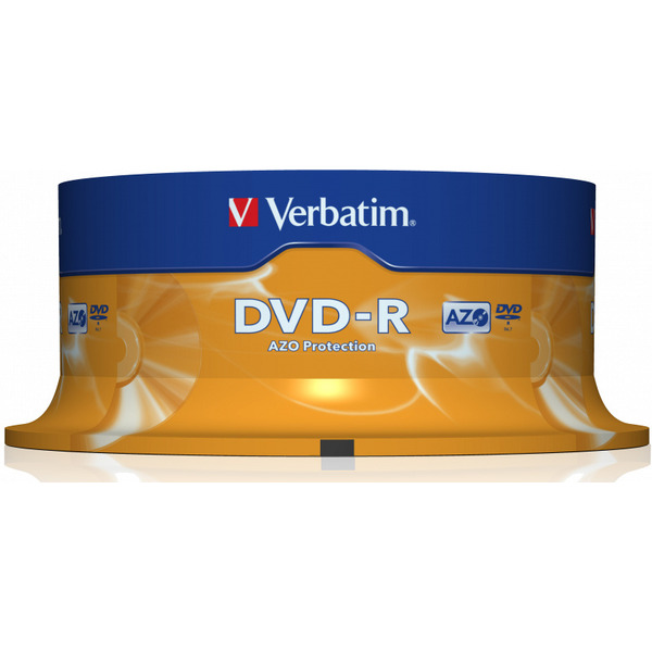 DVD-R диск Verbatim 4.7Gb 16x 43522 (25 шт.)