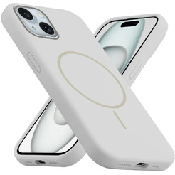 Бампер Bingo Silicone Magnetic для APPLE iPhone 15 Белый