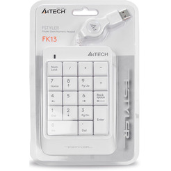 Цифровой блок A4Tech Fstyler FK13 (белый)