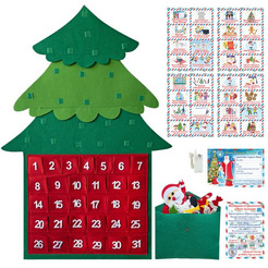 Новогоднее украшение Золотая сказка Фетровый адвент-календарь 592140