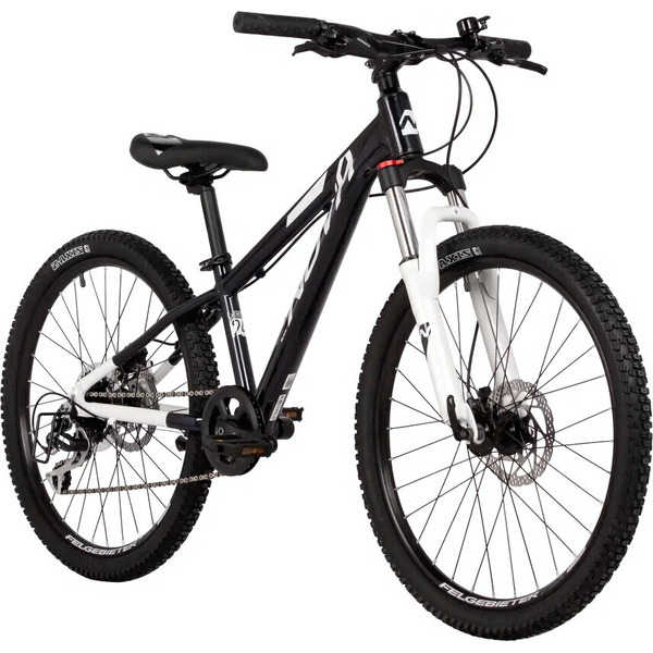 Велосипед Novatrack Extreme HD 24 р.11 2025 172095 24AHD.EXTREMEHD.11BK5 (чёрно-белый)