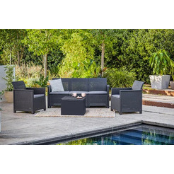 Набор садовой мебели Keter Elodie 5 seater Set 253923 (графит)