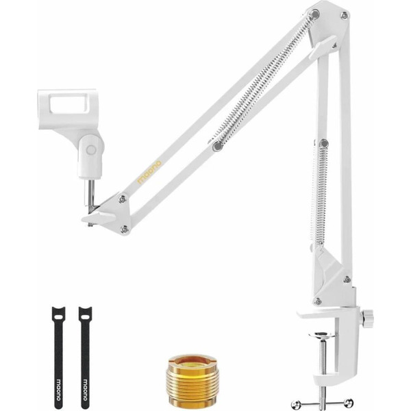 Настольный кронштейн-стойка(пантограф) для микрофона Maono BA20 (белый)