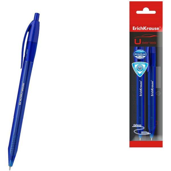 Набор шариковых автоматических ручек Erich Krause Matic Original U-208 48075 (2 шт)