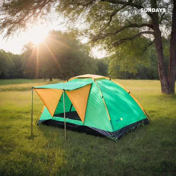 Палатка Sundays ZC-TT002-3 (зеленый/оранжевый)