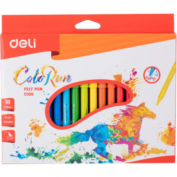 Фломастеры DELI (С10020) 24 цвета