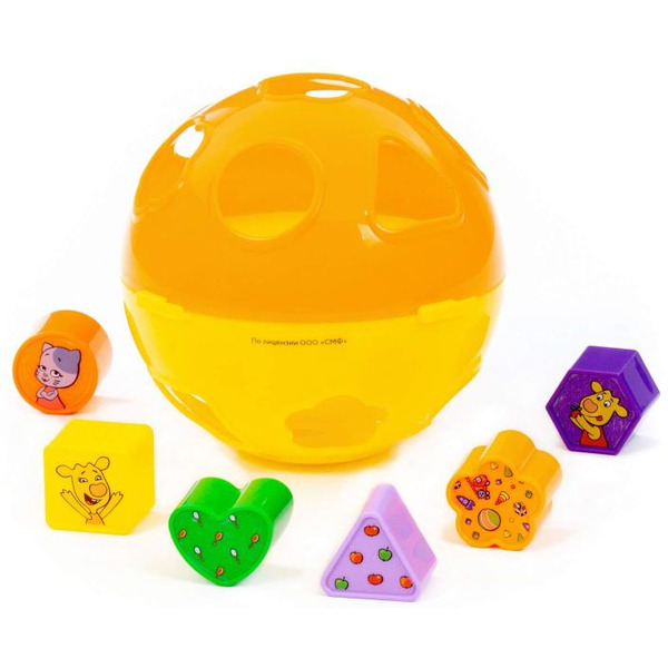 Сортер Полесье Оранжевая корова Шар 93097 (в коробке)