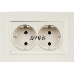 Розетка IEK Brite РСш12-3-БрКр