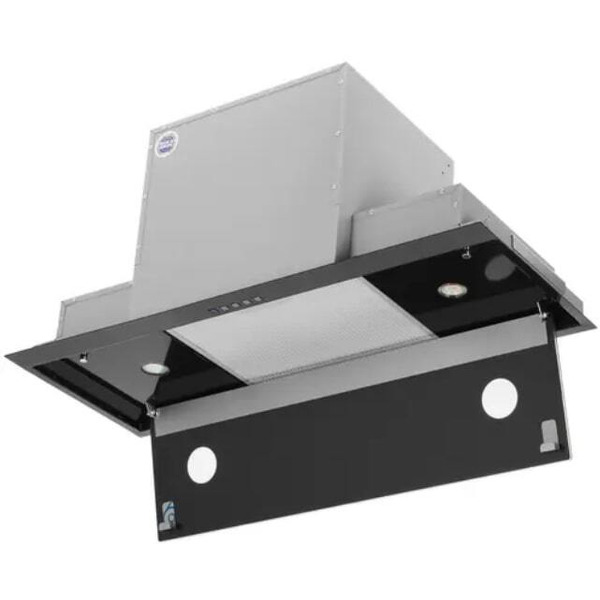 Вытяжка Akpo Neva Glass II 80 wk-10 (черный/нержавеющая сталь)